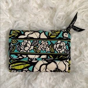 Vera Bradley Euro Wallet in Island Blooms